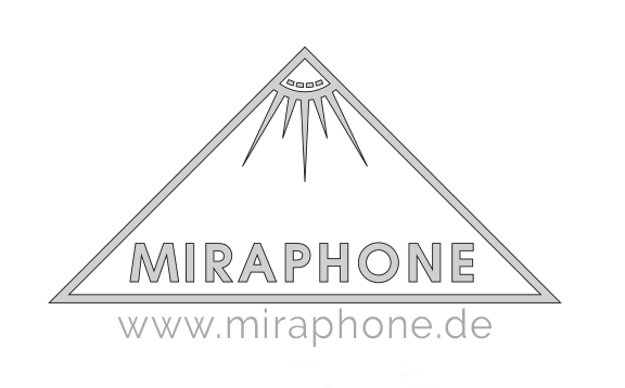 Logo Miraphone mit Webadresse