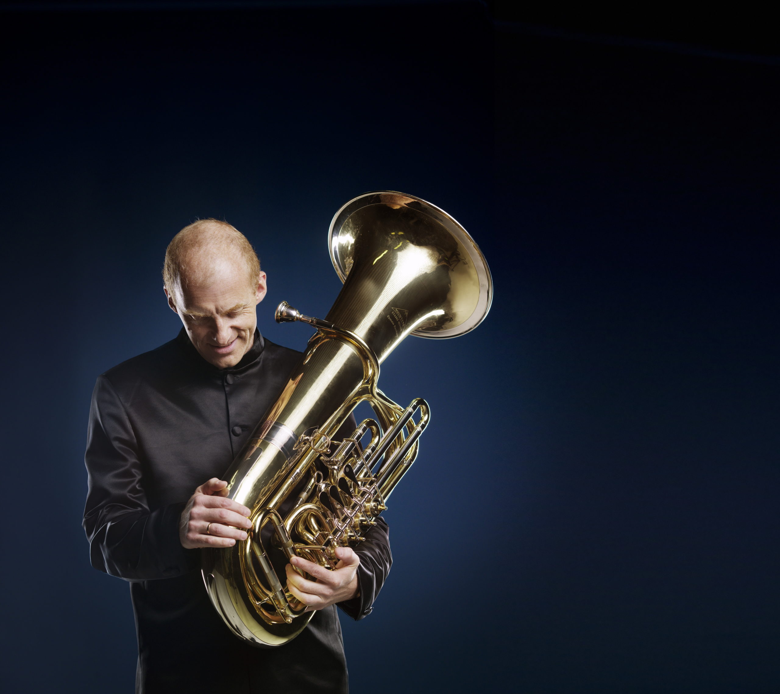 Øystein mit Tuba