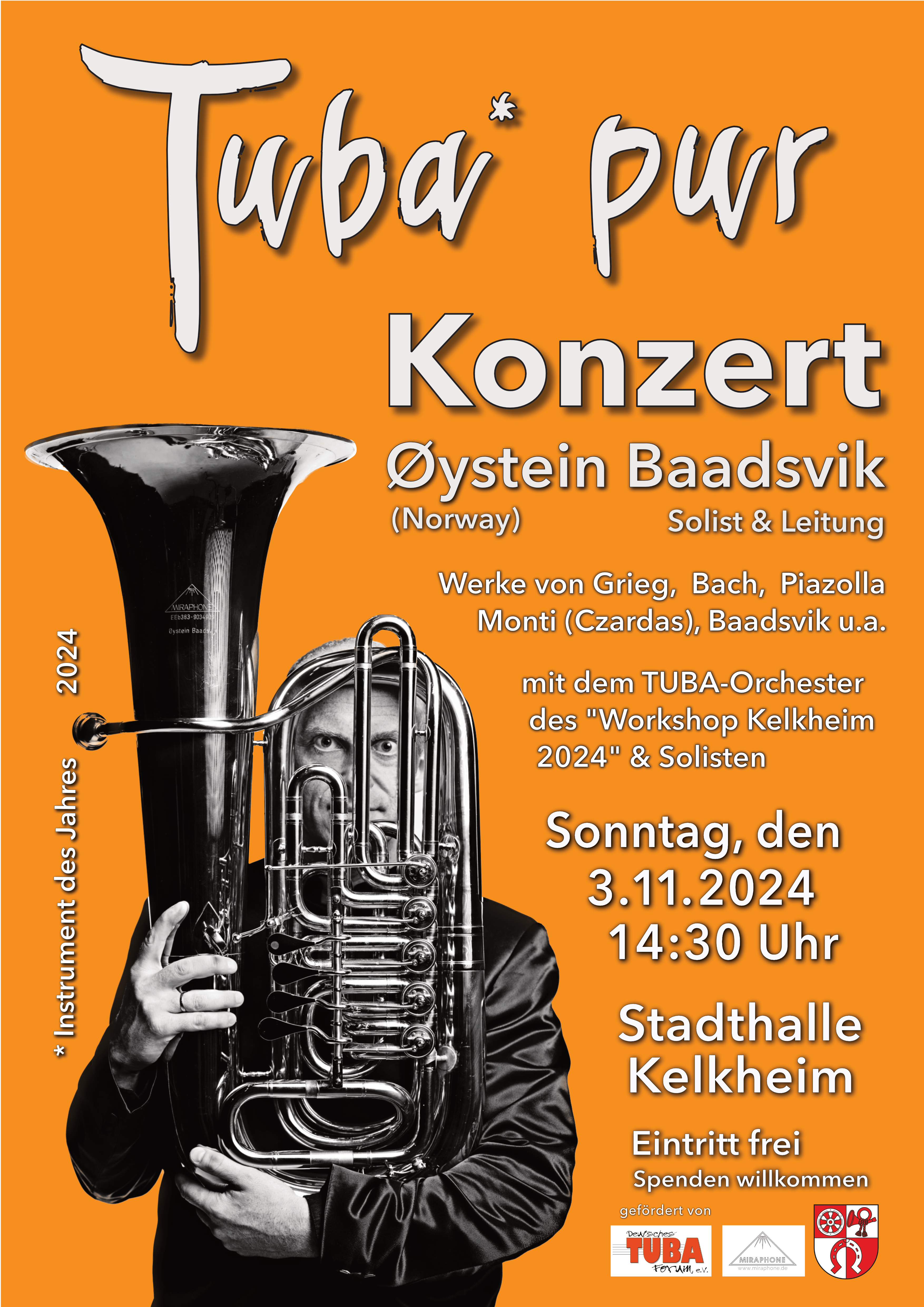 Plakat Tuba Konzert Kelkheim