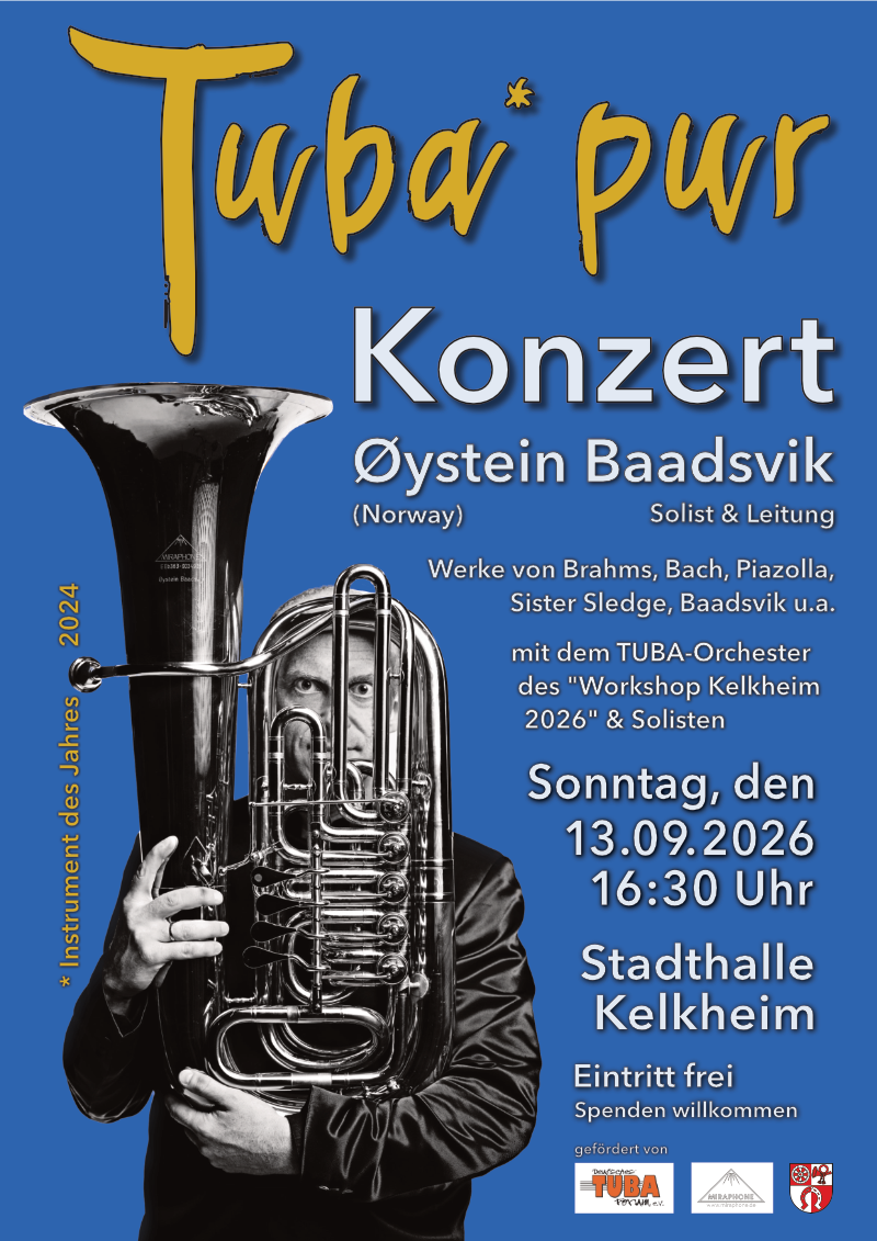 Plakat Tuba Konzert Kelkheim